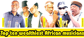 Top ten wealthiest African musicians?