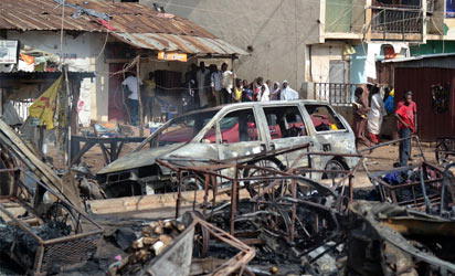 82 killed, scores injured as Buhari escapes death in Kaduna bomb blast
