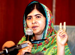 Buhari assures Malala of safe return of Chibok girls