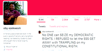 DSS stops Ezekwesili at Abuja Airport, seizes her passport
