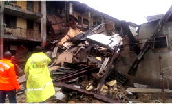 2 died from collapsed-police-barracks’ building in Lagos
