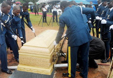 Bama Helicopter Crash: Airforce buries fallen hero - Vanguard News