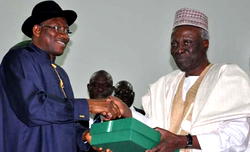 Jonathan receives forensic audit on NNPC, says no cause for alarm