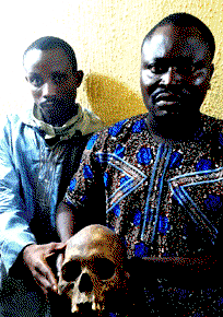 Two Beninoise nabbed with human skull  in Lagos
