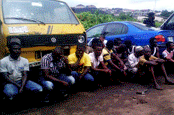 10 nabbed as Lagos task-force raids adulterated diesel joint