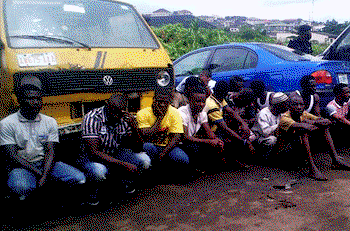 10 nabbed as Lagos task-force raids adulterated diesel joint