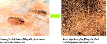 AUN constructs plastic roads