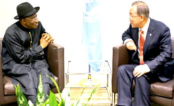 Boko Haram is funded outside Nigeria, Jonathan tells UN