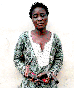 Police arrest woman for supplying arms to robbers
