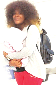 Between Uche Ogbodo and baby Chinagorom