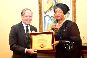 Diezani Alison Madueke dedicates Forbes award to Africa’s women