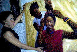 My paintings are mostly on life struggles, challenges —Queen