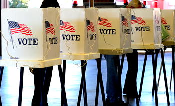 Mid-term polls in America