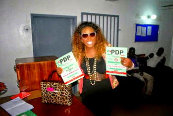 Muma Gee, Funke Adesiyan grab PDP nomination form as 9ice picks APC