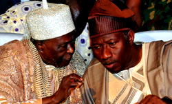 Jonathan eulogises Ooni of Ife at 85