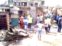 How gas explosion razed 42 shops and houses in Ondo