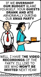 Watch how frisky you get at your office Xmas party!