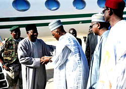 President Jonathan finally visited Maiduguri