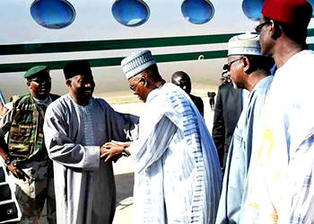 At last, Jonathan visits Maiduguri