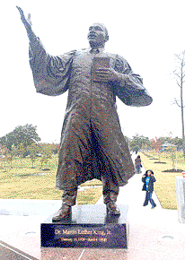 Martin Luther King Jr statue lands in Africa