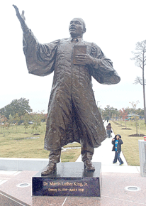 Martin Luther King Jr statue lands in Africa
