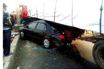 FIRST SUNDAY CRASH: How Lagos police continually flout no check-point order