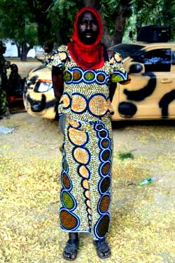 Baga: Terrorist who disguised as woman caught