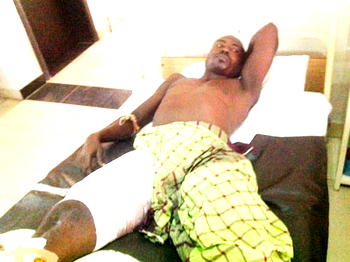 Don’t let my mother know,  policeman shot at APC rally begs