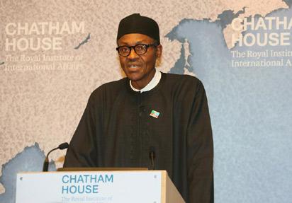 Read Buhari’s Speech at Chatham House