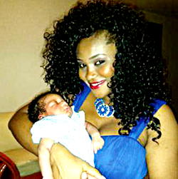Uche Iwuanyanwu gets a baby as Valentine’s gift