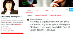 Polls Postponement: Buhari to speak with CNN’s Amanpour today, 8pm