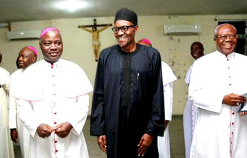 Buhari meets Catholic Bishops, allays fears on religious freedom