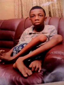 David, 17, seeks N5m to treat cerebal palsy