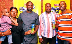 Peter Okoye hosts Olympic Facebook contest winners