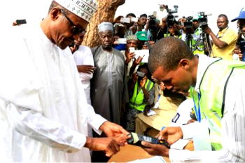 INEC’s arrangement “excellent ” – Buhari