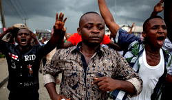 Youths protest non-availability of election materials in Akwa-Ibom