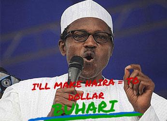 I’ll make Naira equal in value to dollar, says Buhari