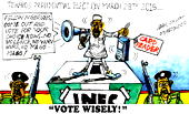 Jega sacks two EOs in Edo, says elections will hold in Orhiomwon & four LGAs