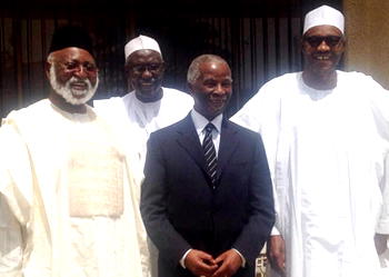 Mbeki, Abdulsalami meet Buhari over elections