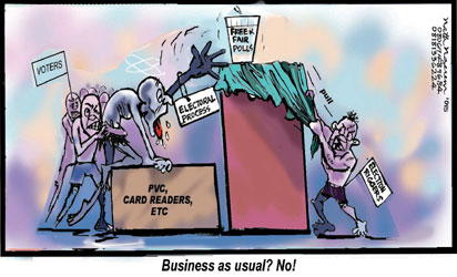 Edo election: PDP saying rubbish because it has imported thugs – Senator Obende