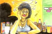 Hormonal help turns a middle-aged to a seductress!