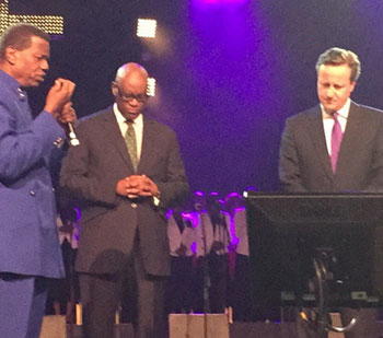 Pastor Adeboye prays for UK’s Prime Minister, David Cameron, others