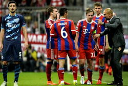 Photos: Bayern boss, Guardiola’s underwear on display as he rips trousers