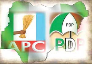 PDP APC logo How PDP, APC battled for soul of 25 LGs in Delta