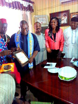 Triple honours for Prof Godwin Onu, Oko Poly Rector
