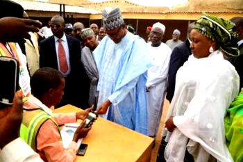 Buhari, wife vote in Daura as accreditation ends