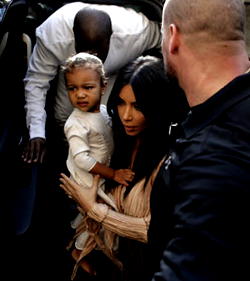 Kim Kardashian, Kanye West in Jerusalem for daughter’s baptism