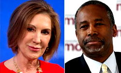 Republicans Carson, Fiorina bring diversity to 2016 race