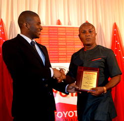 Vanguard Motoring, FirstBank win Toyota award