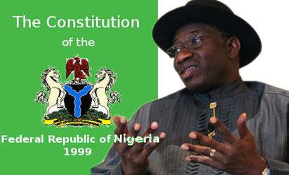 Jonathan, Lawmakers’ battle hots up: NASS to override veto on constitution review
